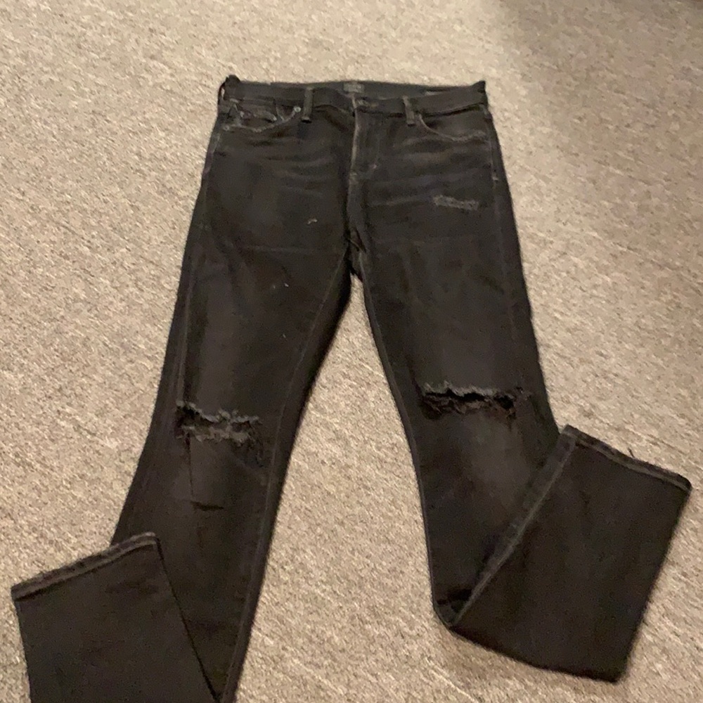 Black stretch jeans
